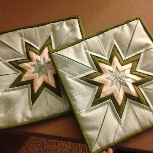 Folded Star Hotpads