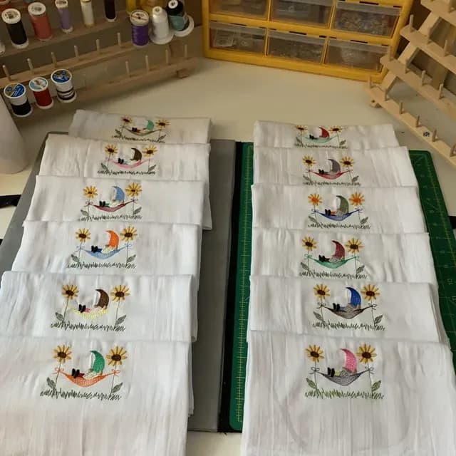 Happy Hammock Gnome Towels
