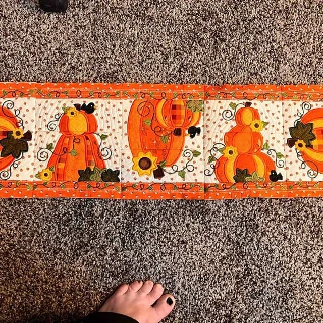 Pumpkin Table Runner