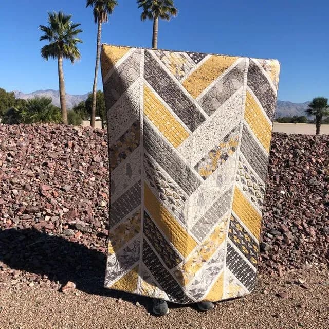 The Broken Herringbone Quilt