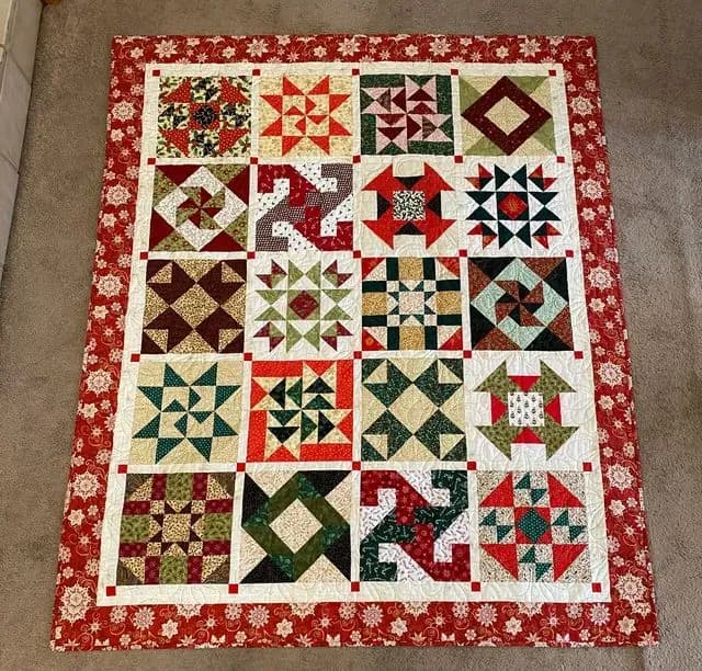 Quilt-a-long Christmas Quilt
