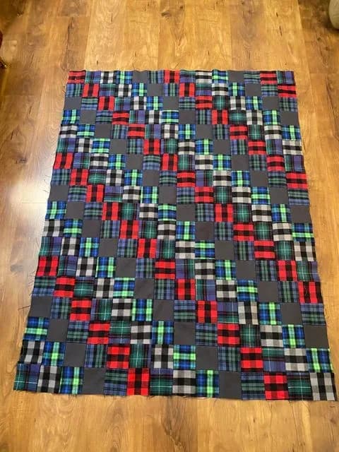 Vermont Flannel Lap Quilt