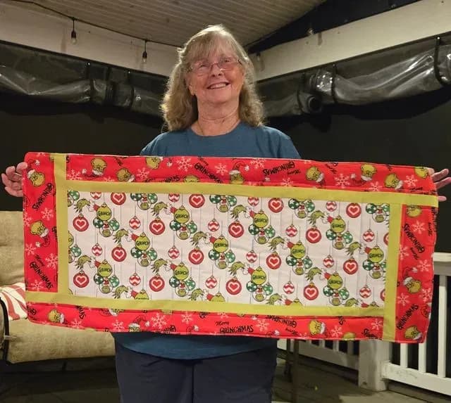 Grinch Table Runner