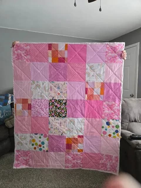 Scarlett's 2nd Birthday Quilt