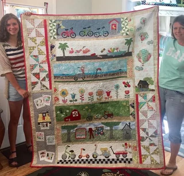 On The Go Row By Row Quilt #25