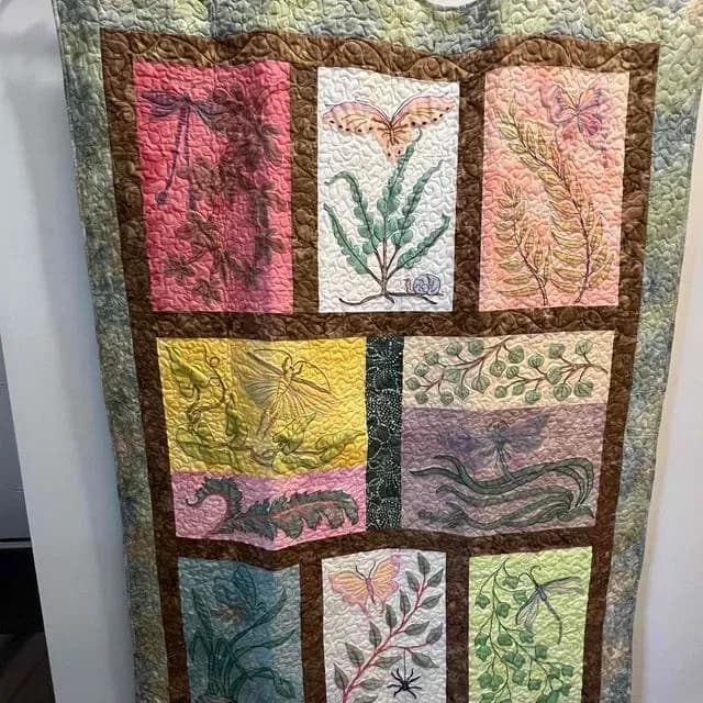 Hawaii Trip Crayon Quilt