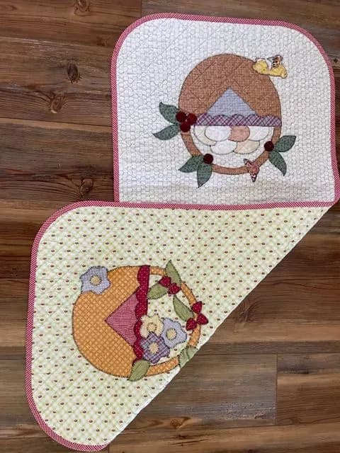 Floral & Egg Basket