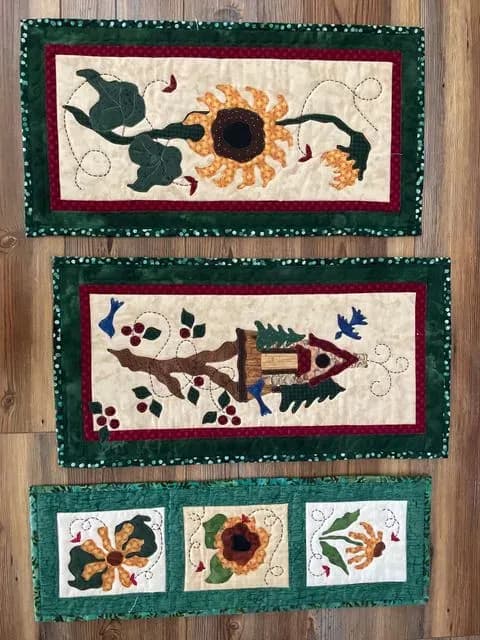Birdhouses & Sunflowers