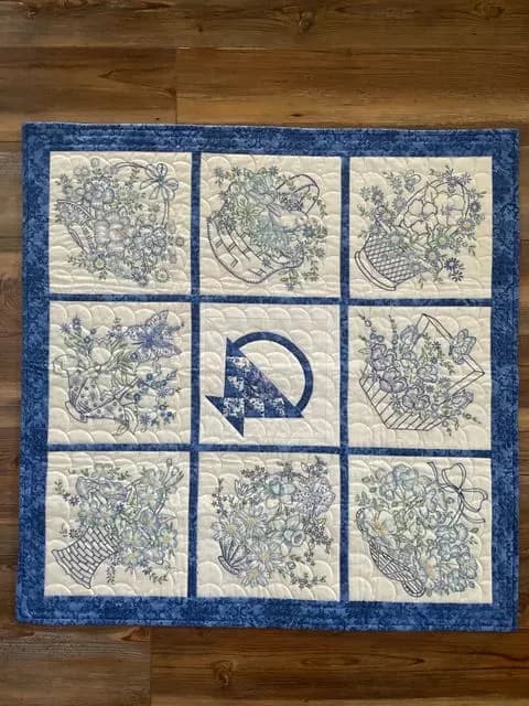 Blue Baskets