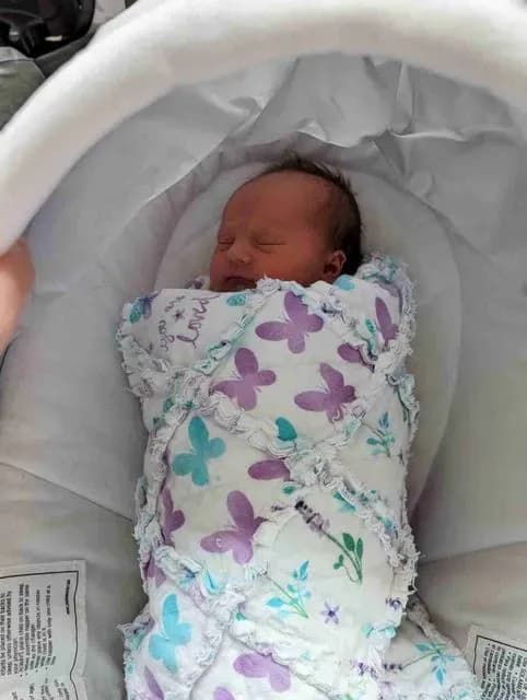 Baby Rag Quilt, Josephine