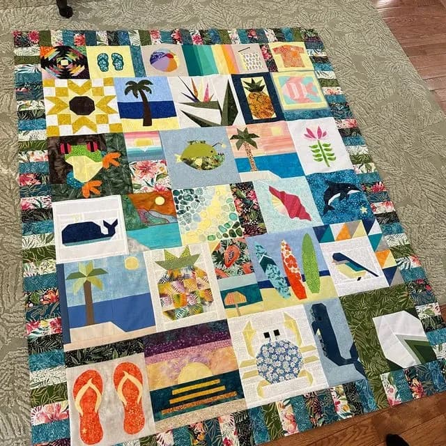 Tropical Friendship Quilt