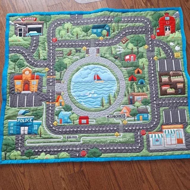 Playmat For Charlie's First Birthday