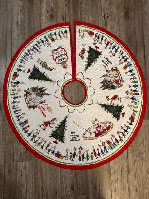 Grinch Tree Skirt