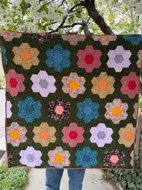 English Hexie Quilt