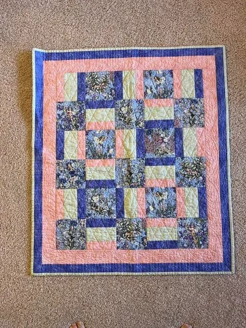 Flower Fairies Baby Quilt
