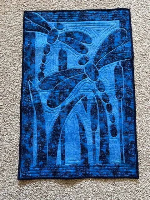 Dragonflies In Blue