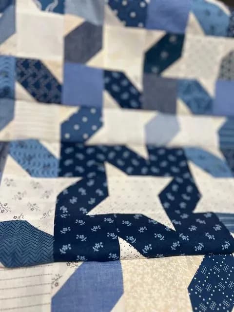 Blue & Cream Friendship Stars #1