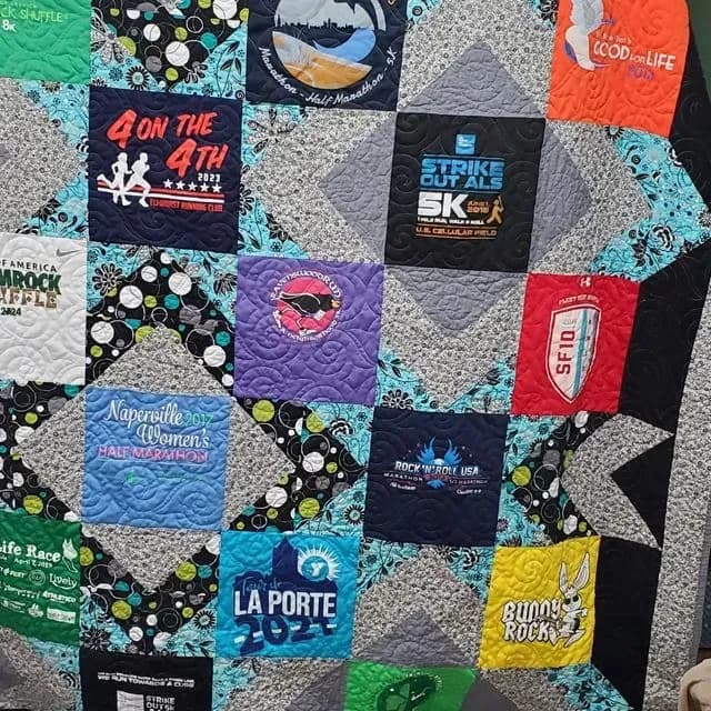 The Midnight Quilters T-shirt Quilt