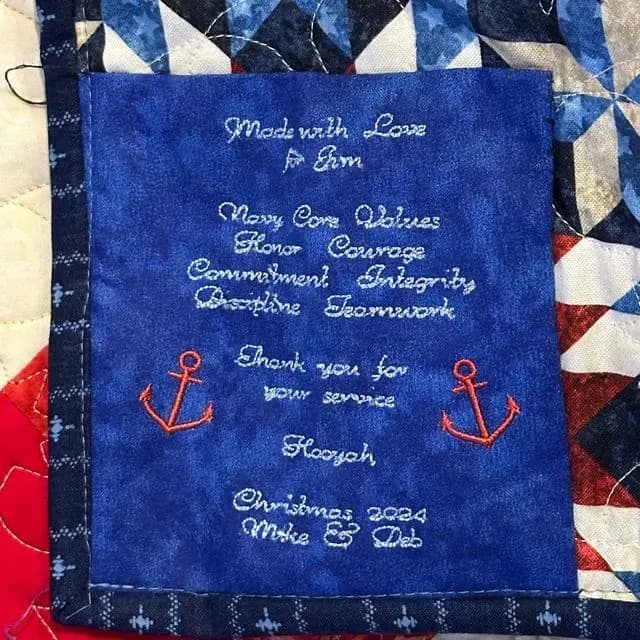 Jim’s Flag Quilt