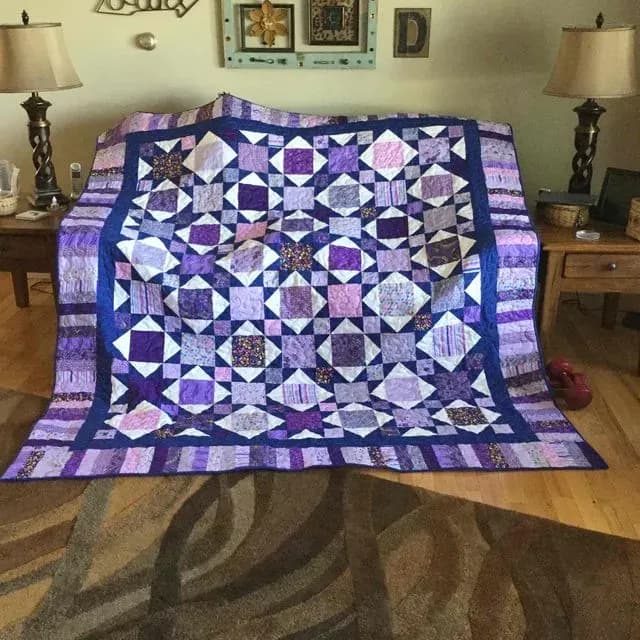 Purple Quilt For Leslie