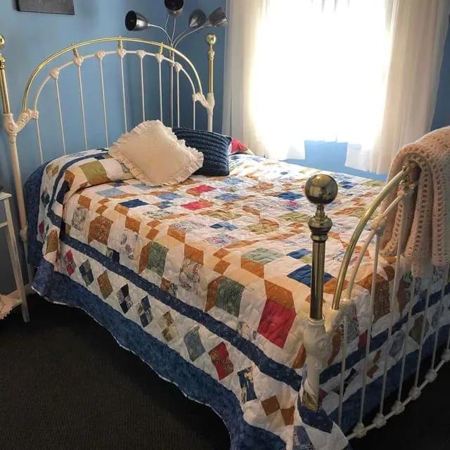Blue Bedroom Quilt