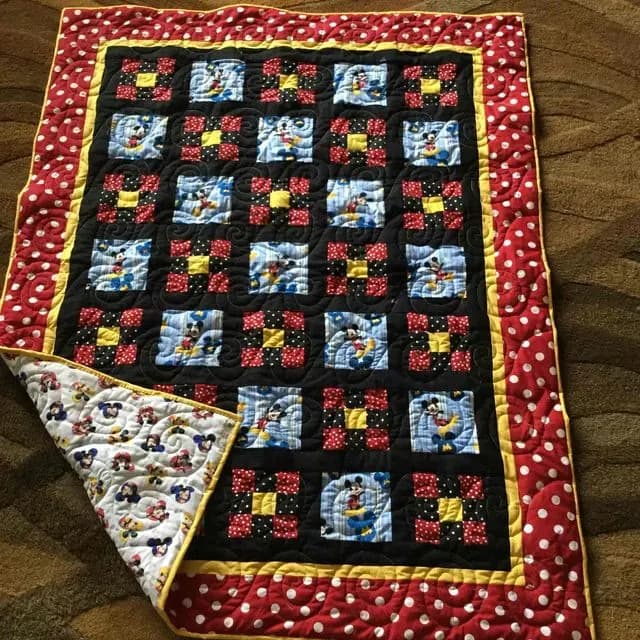 Mickey Quilt For Berta