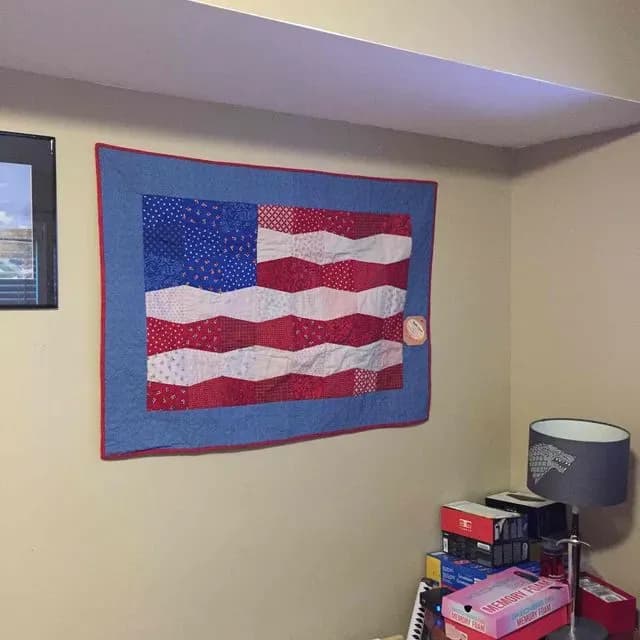 Mike’s Flag Quilt
