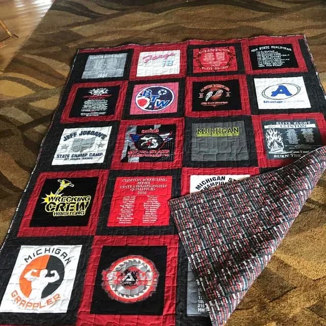 AJ’s Tshirt Quilt