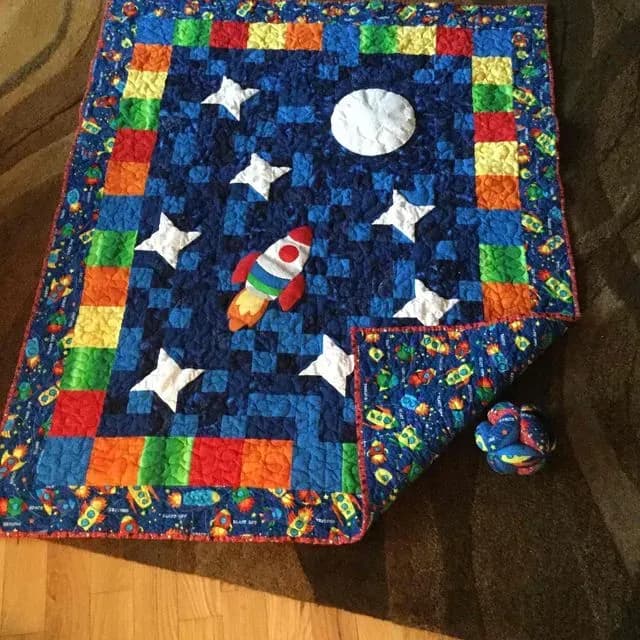 Space Baby Quilt