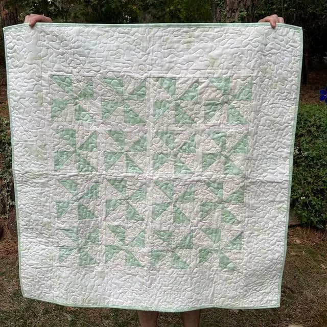 Green Pinwheels From Orphan Blocks