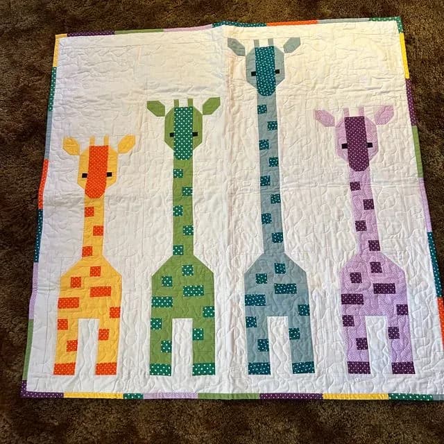 Giraffes In A Row #2
