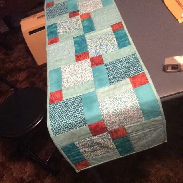 Aqua Table Runner