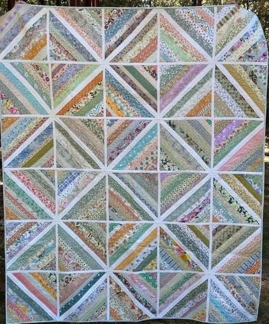 Floral String Quilt