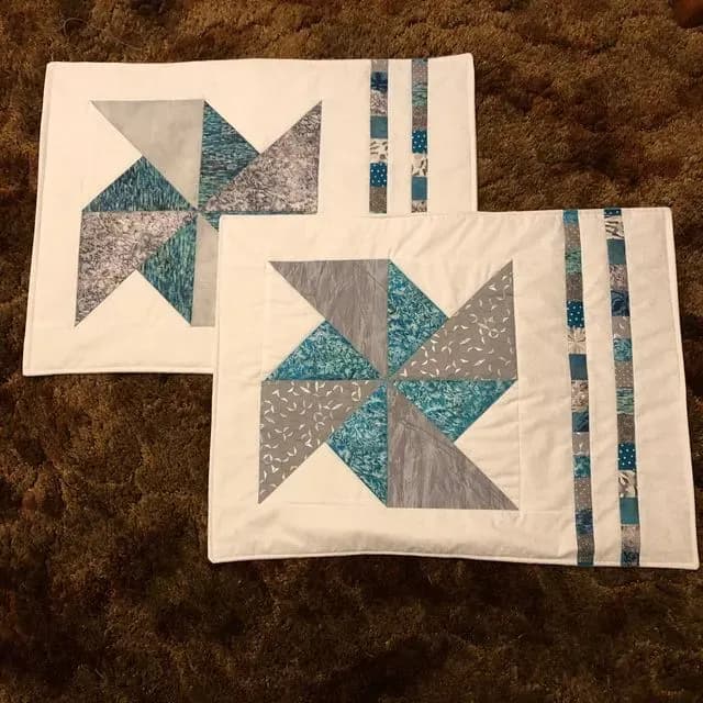 Aqua Pillow Shams