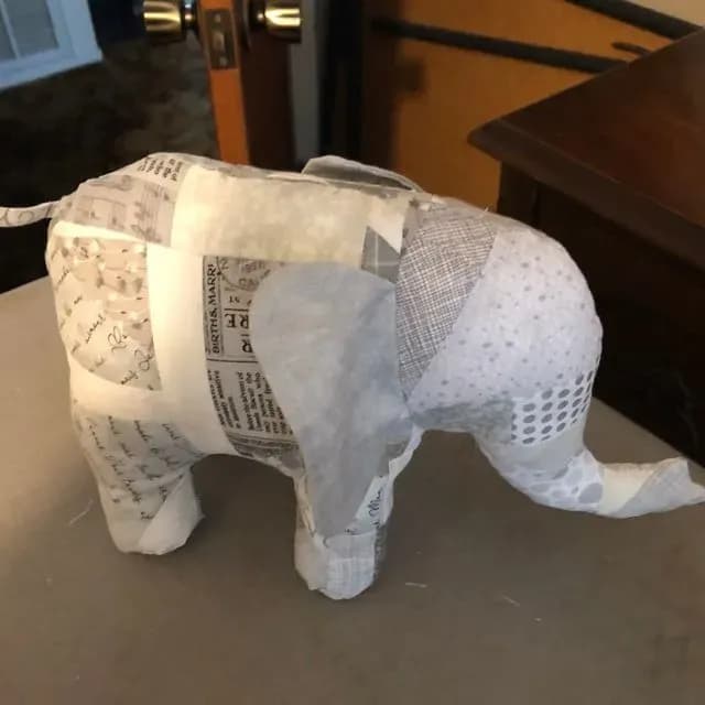 Elephant With Crumbs