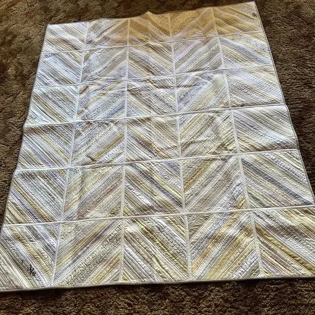 Wedding Quilt In Neutrals