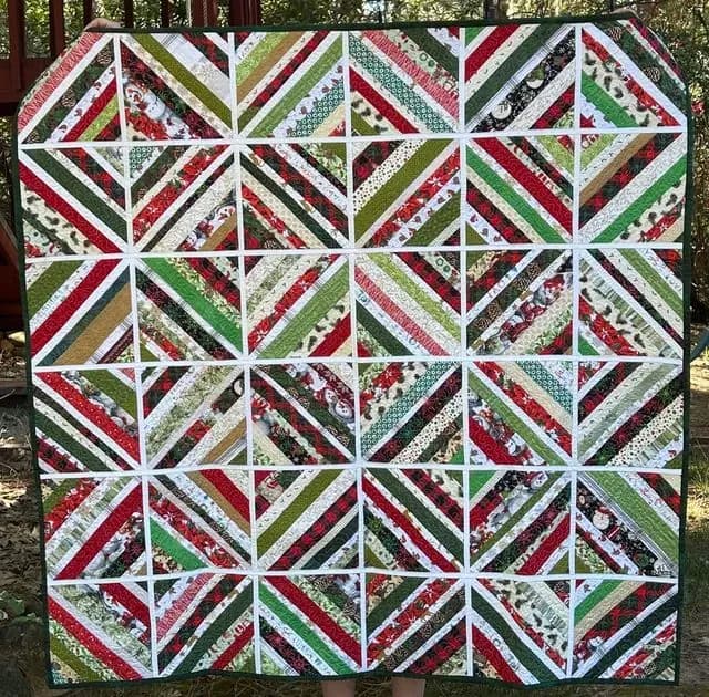 Christmas String Quilt
