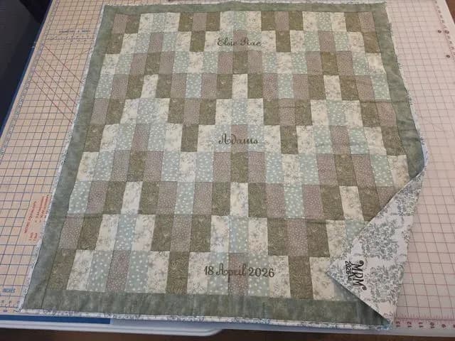Chevron Hombre Baby Quilt
