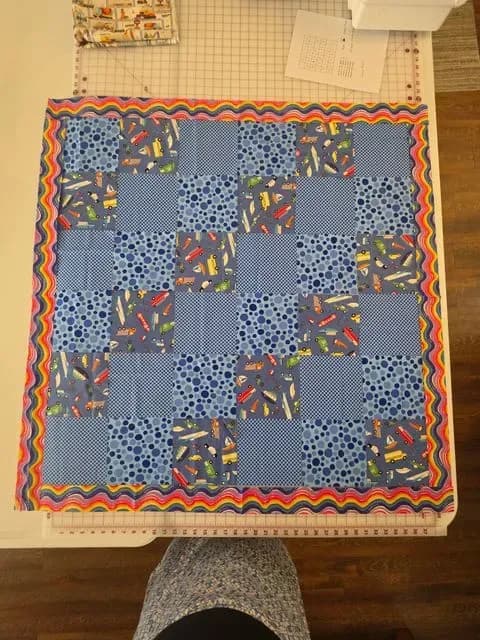 Cars & Trucks Baby Quilt