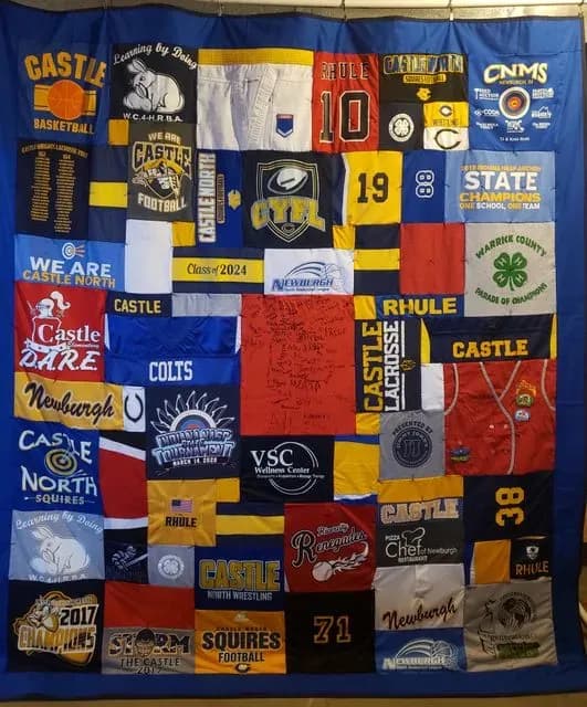 T-shirt Blanket Mosaic Style