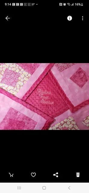 Tilted Block Baby Quilt