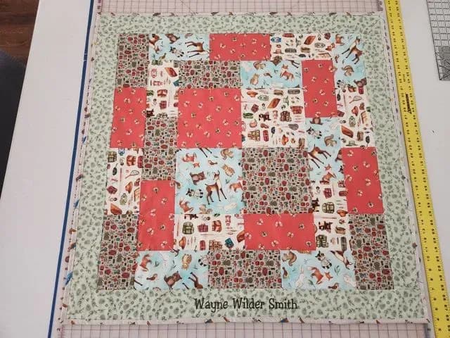 Wild Outdoors Themed Baby Quilt