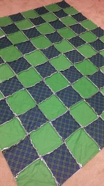 John Deere Rag Quilt