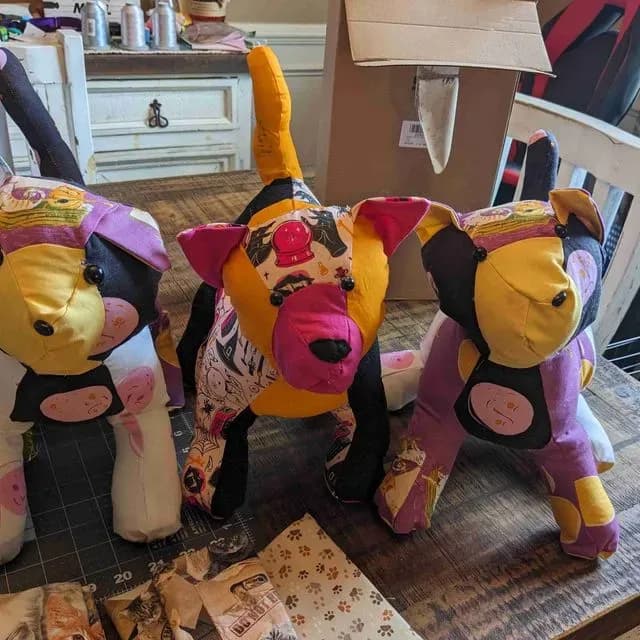 Patchwork Kitty Cats