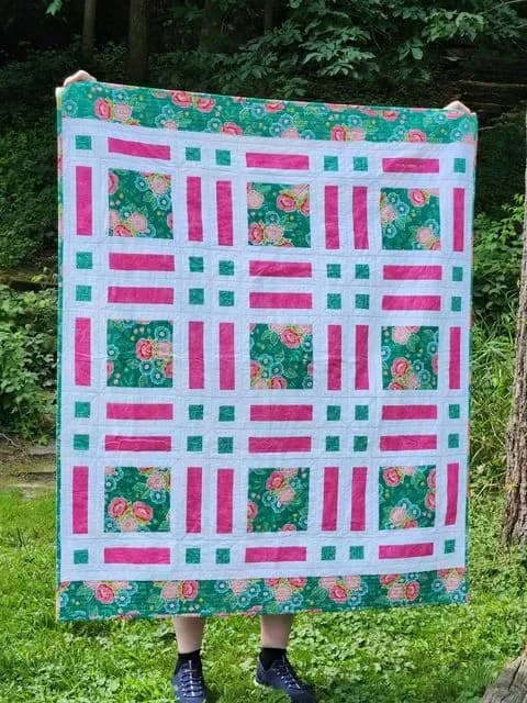 Flower Shop Perfectly Plaid Quilt