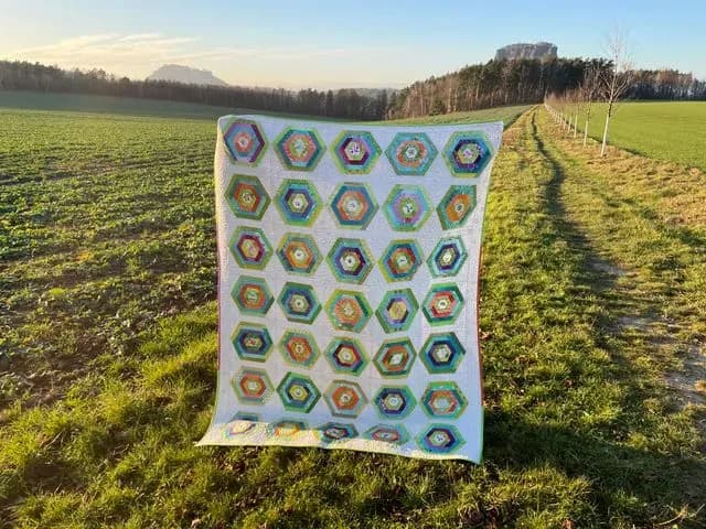 Hexagon Bee Quilt