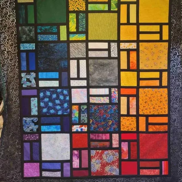 Stained Glass Quilt - Donation