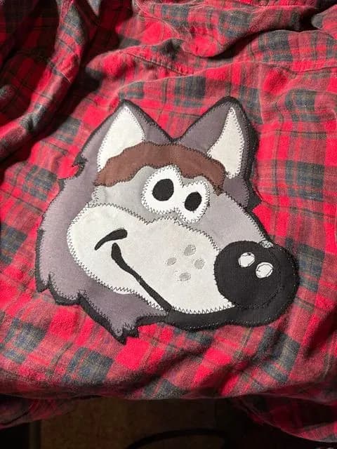 KC Wolf Flannel Shirt