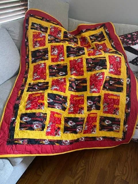 Chiefs 3 Yard Quilt