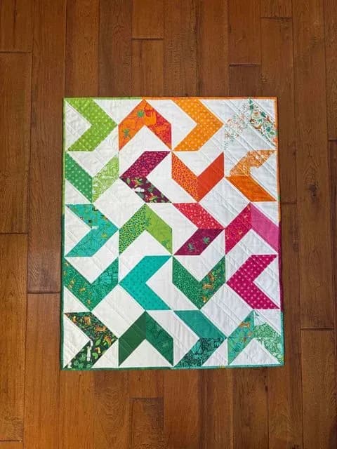 Jungle Quilt (Day 8: Ombré Quilt)